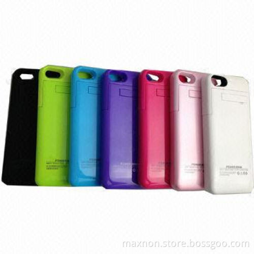 2200mAh power bank case for iPhone 5S, with kick stand, practical and convenient